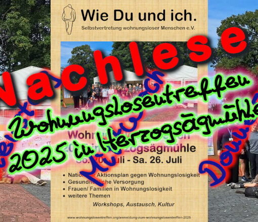 Nachlese zum Wohnungslosentreffen Herzogsägmühle 2025