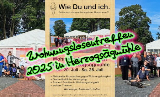 Wohnungslosentreffen 2025 in Herzogsägmühle