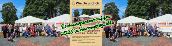 Wohnungslosentreffen 2025 in Herzogsägmühle