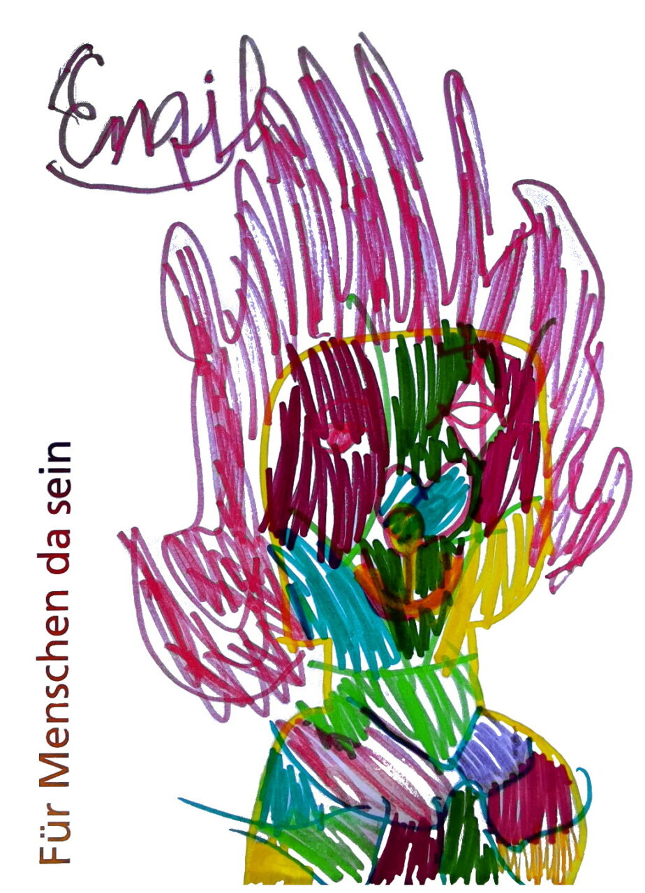 Portrait multicolor für Menschen - Emil S.