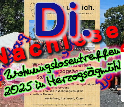 Dienstags-Nachlese zum Wohnungslosentreffen Herzogsägmühle 2025