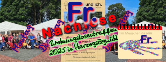 Freitags-Nachlese zum Wohnungslosentreffen Herzogsägmühle 2025