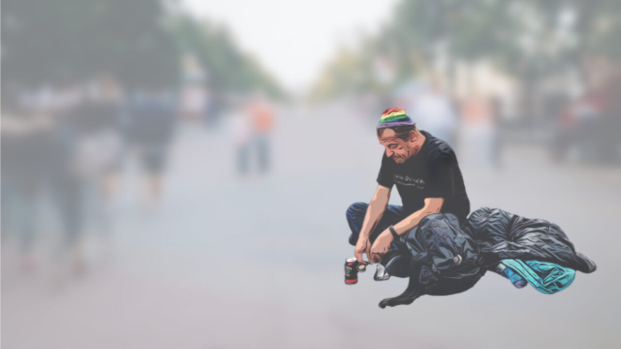 Hintergrundbild Straße mit Uwe - 90%