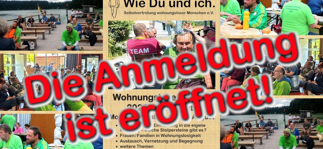 Wohnungslosentreffen Freistatt 2026 – Die Anmeldung ist röffnet!
