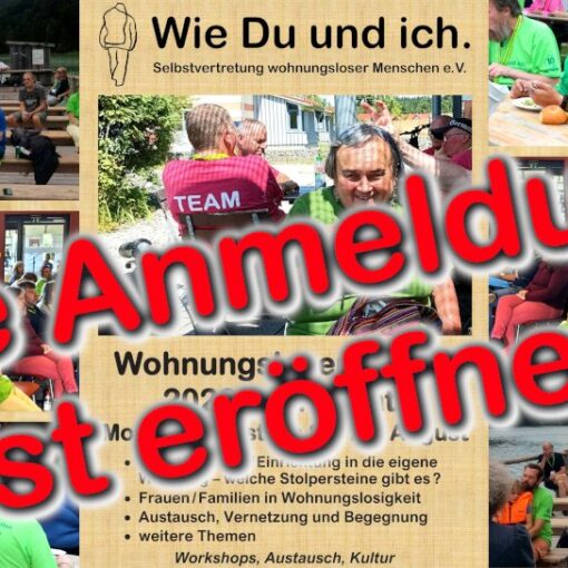 Wohnungslosentreffen Freistatt 2026 – Die Anmeldung ist röffnet!